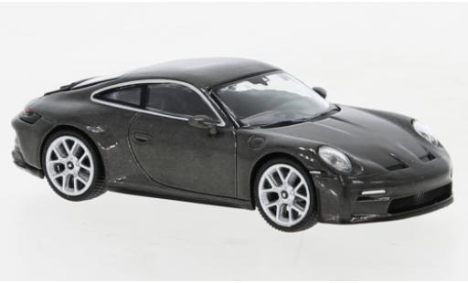 Coche miniatura Porsche 992 GT3 1/64 Mini GT 911  Touring metallise gris Porsche 992 GT3 1/64 Mini GT 911  Touring metallise gris coche miniatura