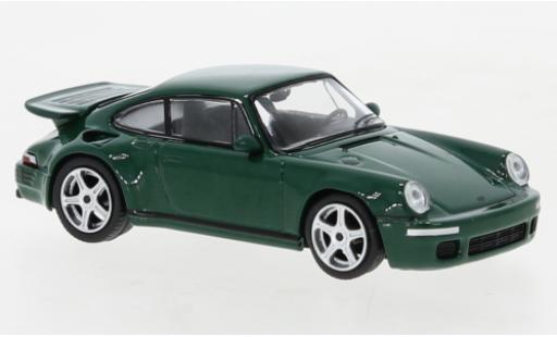 Coche miniatura Ruf CTR 1/64 Mini GT Porsche RUF Anniversaire verde foncé Ruf CTR 1/64 Mini GT Porsche RUF Anniversaire verde foncé coche miniatura