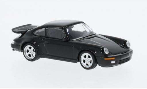 Coche miniatura Ruf CTR 1/64 Mini GT Porsche RUF negro 1987 Ruf CTR 1/64 Mini GT Porsche RUF negro 1987 coche miniatura