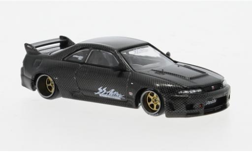 Coche miniatura Nissan Skyline 1/64 Mini GT GT-R (R33) carbon 1:64 Nissan Skyline 1/64 Mini GT GT-R (R33) carbon 1:64 coche miniatura