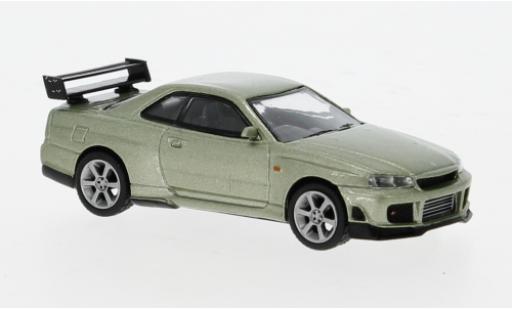 Coche miniatura Nissan Skyline 1/64 Mini GT GT-R (R34) Tommykaira R-z grün 1:64 Nissan Skyline 1/64 Mini GT GT-R (R34) Tommykaira R-z grün 1:64 coche miniatura