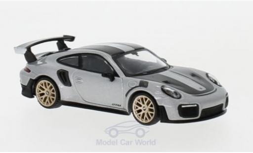 Coche miniatura Porsche 991 GT2 RS 1/64 Mini GT 911 ( II) GT2 RS gris Weissach Package Porsche 991 GT2 RS 1/64 Mini GT 911 ( II) GT2 RS gris Weissach Package coche miniatura