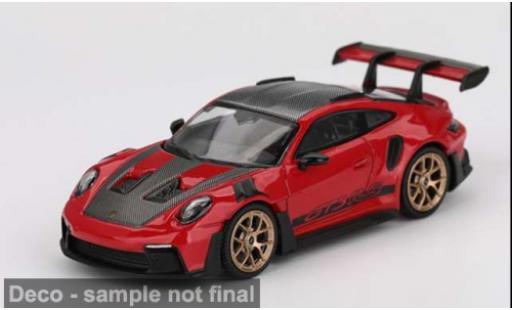 Coche miniatura Porsche 992 1/64 Mini GT 911  GT RS Weissach Packaging rojo 2022 1:64 Porsche 992 1/64 Mini GT 911  GT RS Weissach Packaging rojo 2022 1:64 coche miniatura