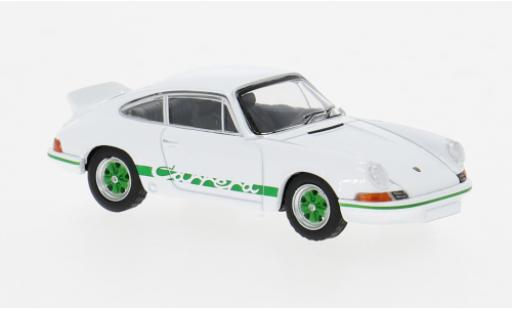 Coche miniatura Porsche 911 1/64 Mini GT Carrera RS 2.7 weiss/grün 1973 1:64 Porsche 911 1/64 Mini GT Carrera RS 2.7 weiss/grün 1973 1:64 coche miniatura