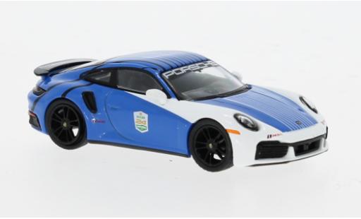 Coche miniatura Porsche 911 1/64 Mini GT Turbo S blau/weiss 2023 1:64 Porsche 911 1/64 Mini GT Turbo S blau/weiss 2023 1:64 coche miniatura