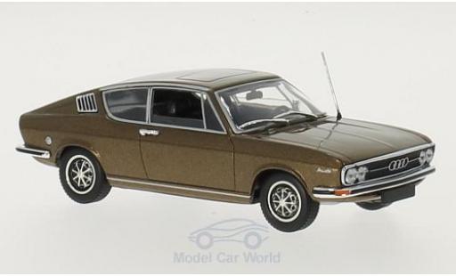 Coche miniatura Audi 100 1/43 Minichamps Coupe metalico marron 1969 Audi 100 1/43 Minichamps Coupe metalico marron 1969 coche miniatura