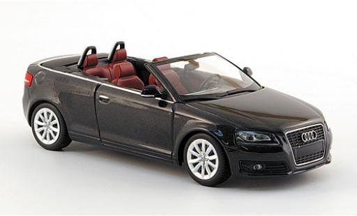 Coche miniatura Audi A3 1/43 Minichamps Cabriolet metalico gris 2007 sans Vitrine Audi A3 1/43 Minichamps Cabriolet metalico gris 2007 sans Vitrine coche miniatura
