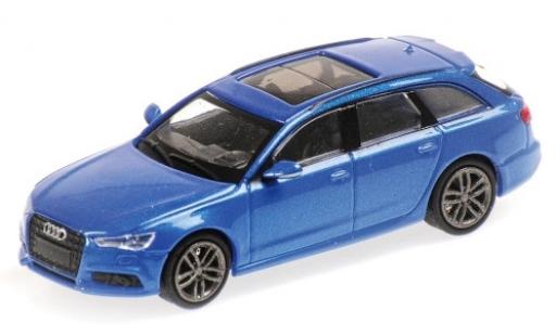 Coche miniatura Audi A6 1/87 Minichamps Avant metalico azul 2018 Audi A6 1/87 Minichamps Avant metalico azul 2018 coche miniatura