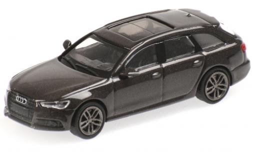 Coche miniatura Audi A6 1/87 Minichamps Avant metalico marron 2018 Audi A6 1/87 Minichamps Avant metalico marron 2018 coche miniatura