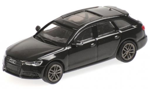 Coche miniatura Audi A6 1/87 Minichamps Avant metalico negro 2018 Audi A6 1/87 Minichamps Avant metalico negro 2018 coche miniatura
