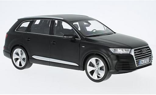 Coche miniatura Audi Q7 1/18 Minichamps matt-negro 2015 Audi Q7 1/18 Minichamps matt-negro 2015 coche miniatura