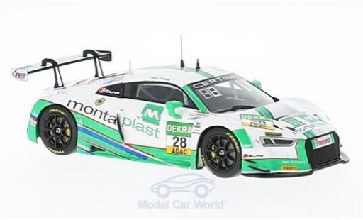 Coche miniatura Audi R8 1/43 Minichamps LMS No.28 Montaplast by Land-Motorsport ADAC GT Masters 2016 C.Haase/S.Ortelli Audi R8 1/43 Minichamps LMS No.28 Montaplast by Land-Motorsport ADAC GT Masters 2016 C.Haase/S.Ortelli coche miniatura