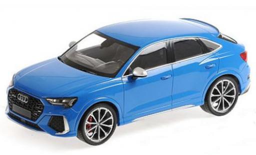 Coche miniatura Audi RS Q3 1/18 Minichamps Sportback (F3) azul 2019 Audi RS Q3 1/18 Minichamps Sportback (F3) azul 2019 coche miniatura