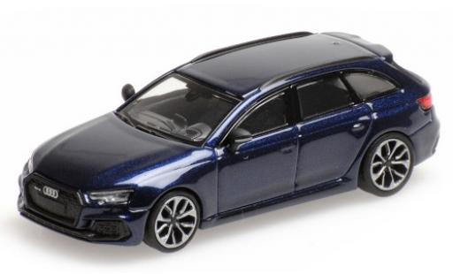 Coche miniatura Audi RS4 1/87 Minichamps Avant (B9) metalico azul 2018 Audi RS4 1/87 Minichamps Avant (B9) metalico azul 2018 coche miniatura