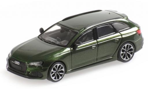 Coche miniatura Audi RS4 1/87 Minichamps Avant (B9) metalico verde 2018 Audi RS4 1/87 Minichamps Avant (B9) metalico verde 2018 coche miniatura