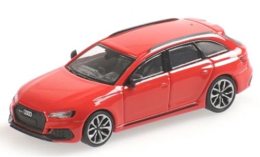 Coche miniatura Audi RS4 1/87 Minichamps Avant (B9) metalico rojo 2018 Audi RS4 1/87 Minichamps Avant (B9) metalico rojo 2018 coche miniatura