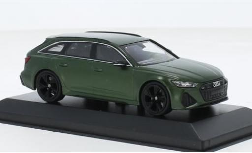 Coche miniatura Audi RS6 1/43 Minichamps Avant matt-grün 2019 1:43 Audi RS6 1/43 Minichamps Avant matt-grün 2019 1:43 coche miniatura