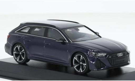 Coche miniatura Audi RS6 1/43 Minichamps Avant metallise violett 2019 1:43 Audi RS6 1/43 Minichamps Avant metallise violett 2019 1:43 coche miniatura