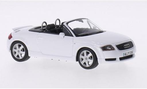 Coche miniatura Audi TT 1/43 Minichamps Roadster blanco 1999 Audi TT 1/43 Minichamps Roadster blanco 1999 coche miniatura