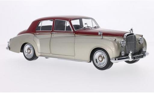 Bentley S2 1/18 Minichamps metalico beige/rojo RHD 1960 coche miniatura