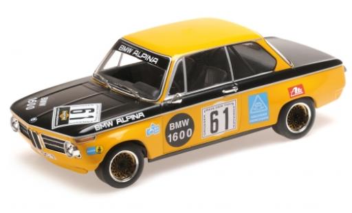 Coche miniatura Bmw 1600 1/18 Minichamps -2 No.61 -Alpina 6h Nürburgring 1970 R.Herzog/N.Lauda Bmw 1600 1/18 Minichamps -2 No.61 -Alpina 6h Nürburgring 1970 R.Herzog/N.Lauda coche miniatura