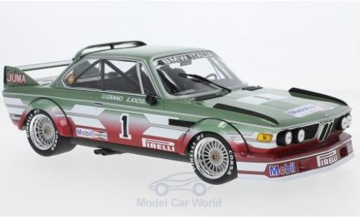 Bmw 3.0 S 1/18 Minichamps CSL No.1 Italia ETCC Zandvoort 1979 U.Grano/E.Joosen coche miniatura
