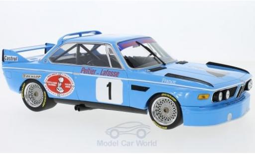 Bmw 3.0 S 1/18 Minichamps CSL No.1 Pricision Liegeose 4h Monza 1974 A.Peltier/J-L.Lafosse coche miniatura