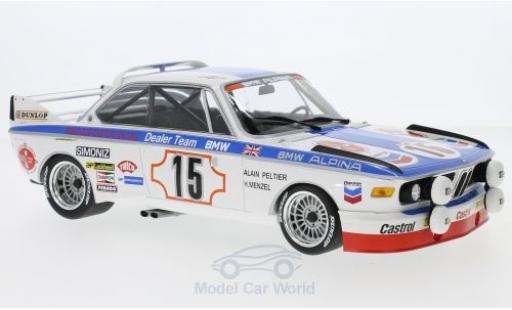 Coche miniatura Bmw 3.0 S 1/18 Minichamps CSL No.15 Alpina 24h Spa 1973 A.Peltier/H.Menzel Bmw 3.0 S 1/18 Minichamps CSL No.15 Alpina 24h Spa 1973 A.Peltier/H.Menzel coche miniatura