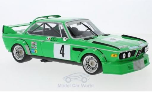 Bmw 3.0 S 1/18 Minichamps CSL No.4 Jolly Club Milano ETCC Zandvoort Trophy 1979 M.Finotto/C.Facetti coche miniatura