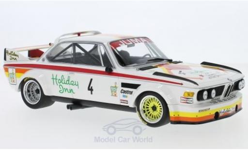 Bmw 3.0 S 1/18 Minichamps CSL No.4 Juma Tuning Holiday Inn GP Nürburgring 1976 A.Corbisier/E.Joosen/R.Berndtson coche miniatura