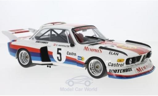Coche miniatura Bmw 3.5 1/18 Minichamps CSL No.5 Schnitzer Memphis Havirov International 1977 S.Manhalter Bmw 3.5 1/18 Minichamps CSL No.5 Schnitzer Memphis Havirov International 1977 S.Manhalter coche miniatura