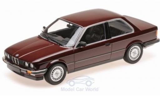 Bmw 323 1/18 Minichamps i (E30) metalico rojo 1982 coche miniatura