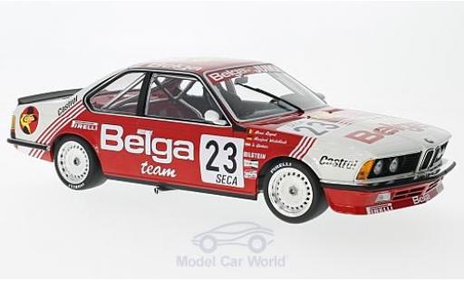 Coche miniatura Bmw 635 CSI 1/18 Minichamps 635 CSi (E24) No.23 Belga 24h Spa 1985 M.Winkelhock/J.Gartner/H.Regout ohne Vitrine Bmw 635 CSI 1/18 Minichamps 635 CSi (E24) No.23 Belga 24h Spa 1985 M.Winkelhock/J.Gartner/H.Regout ohne Vitrine coche miniatura
