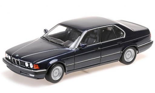 Bmw 730 1/18 Minichamps i (E32) metalico azul 1986 coche miniatura