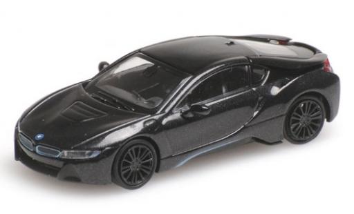 Coche miniatura Bmw i8 1/87 Minichamps Coupe metalico anthrazit 2015 Bmw i8 1/87 Minichamps Coupe metalico anthrazit 2015 coche miniatura