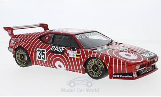 Bmw M1 1981 1/18 Minichamps No.35 BASF Team GS Sport BASF 6h Silverstone 1981 H-J.Stuck/H.Heyer coche miniatura
