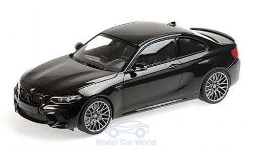 Coche miniatura Bmw M2 1/18 Minichamps Competition metalico negro 2019 Bmw M2 1/18 Minichamps Competition metalico negro 2019 coche miniatura