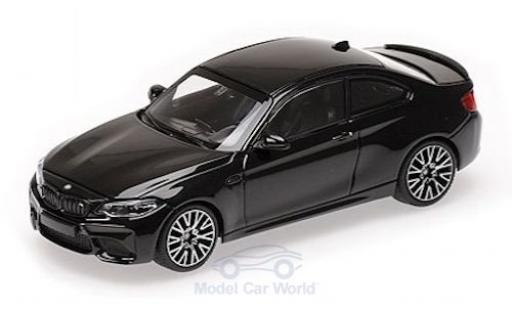 Coche miniatura Bmw M2 1/43 Minichamps Competition metalico negro 2019 Bmw M2 1/43 Minichamps Competition metalico negro 2019 coche miniatura
