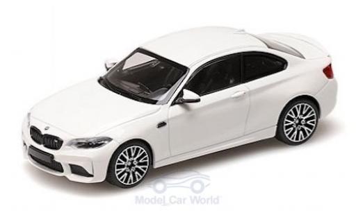 Coche miniatura Bmw M2 1/43 Minichamps Competition blanco 2019 Bmw M2 1/43 Minichamps Competition blanco 2019 coche miniatura