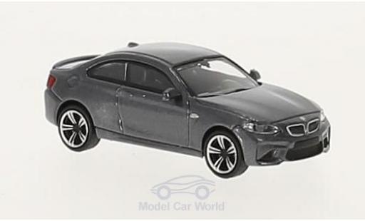 Coche miniatura Bmw M2 1/87 Minichamps metalico gris 2016 Bmw M2 1/87 Minichamps metalico gris 2016 coche miniatura