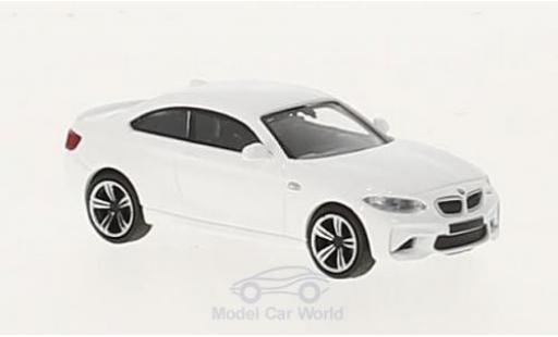 Coche miniatura Bmw M2 1/87 Minichamps blanco 2016 Bmw M2 1/87 Minichamps blanco 2016 coche miniatura