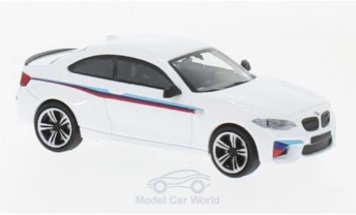 Coche miniatura Bmw M2 1/87 Minichamps blanco 2016 Presentation Bmw M2 1/87 Minichamps blanco 2016 Presentation coche miniatura