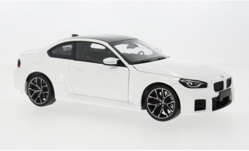 Coche miniatura Bmw M2 1/18 Minichamps weiss 2022 1:18 Bmw M2 1/18 Minichamps weiss 2022 1:18 coche miniatura