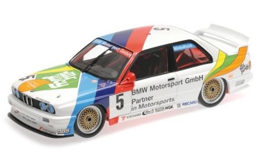 Coche miniatura Bmw M3 1/18 Minichamps (E30) No.5 M-Team Schnitzer Mr. Juicy Macau Guia Race 1990 J.Winkelhock Bmw M3 1/18 Minichamps (E30) No.5 M-Team Schnitzer Mr. Juicy Macau Guia Race 1990 J.Winkelhock coche miniatura