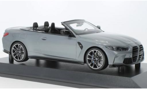 Bmw M4 1/18 Minichamps Cabriolet metallise grau 2020 1:18 coche miniatura