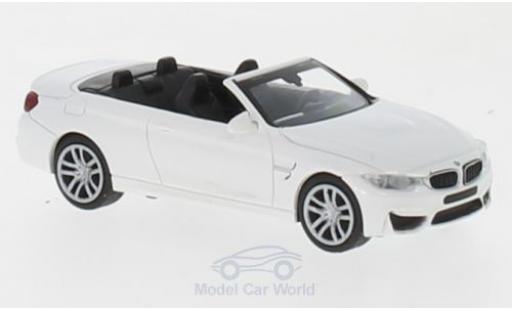 Coche miniatura Bmw M4 1/87 Minichamps Cabriolet blanco 2015 Bmw M4 1/87 Minichamps Cabriolet blanco 2015 coche miniatura