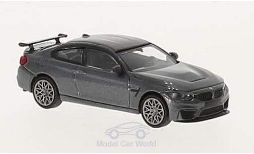 Coche miniatura Bmw M4 1/87 Minichamps GTS metalico gris 2016 mit grisn Felgen Bmw M4 1/87 Minichamps GTS metalico gris 2016 mit grisn Felgen coche miniatura