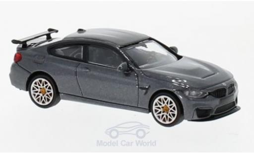 Coche miniatura Bmw M4 1/87 Minichamps GTS metalico gris 2016 mit naranjan Felgen Bmw M4 1/87 Minichamps GTS metalico gris 2016 mit naranjan Felgen coche miniatura