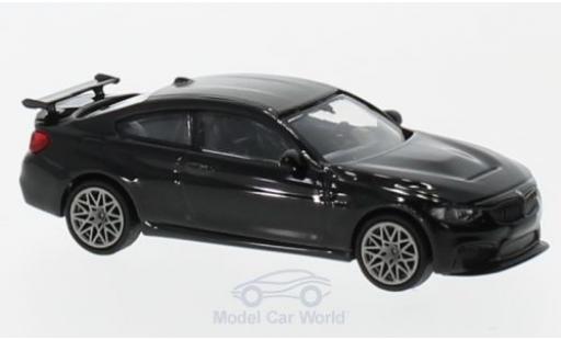 Coche miniatura Bmw M4 1/87 Minichamps GTS metalico negro 2016 mit grisn Felgen Bmw M4 1/87 Minichamps GTS metalico negro 2016 mit grisn Felgen coche miniatura