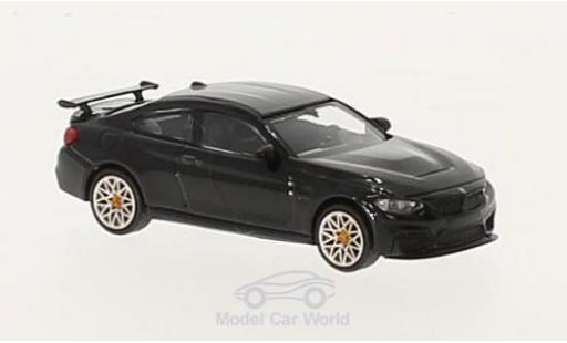 Coche miniatura Bmw M4 1/87 Minichamps GTS negro 2016 mit naranjan Felgen Bmw M4 1/87 Minichamps GTS negro 2016 mit naranjan Felgen coche miniatura